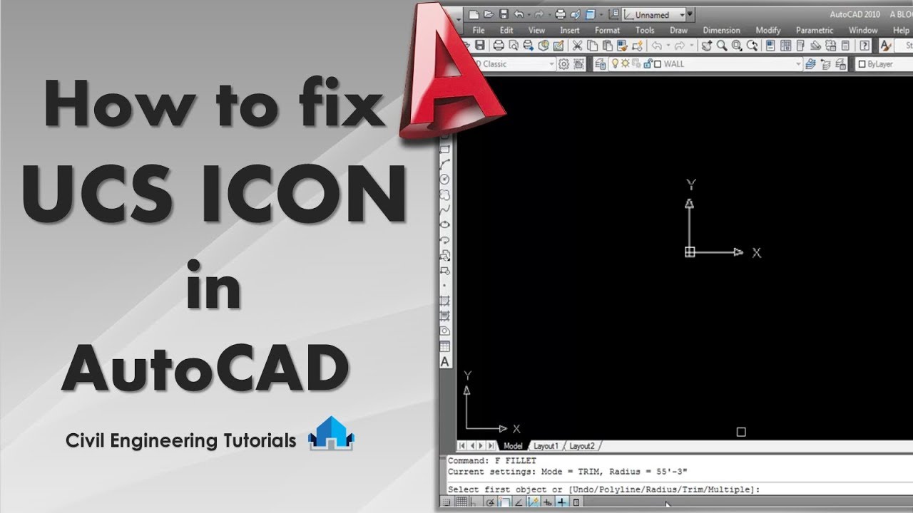 differentiate between ucs and wcs in autocad